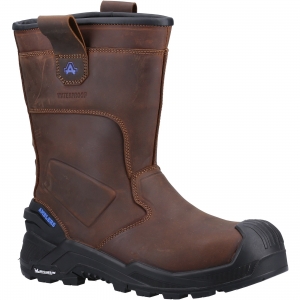 AS983C Michelin Conqueror Brown Rigger Boot