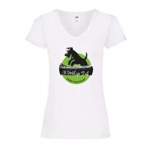 UK StinkEye Ladies V-Neck T Shirt