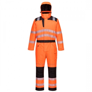 PW352 PW3 Hi-Vis Lined Winter Rain Coverall