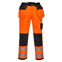 PW306 Hi Viz Stretch Holster Work Trousers