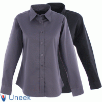 UC703 Ladies Long Sleeve Oxford Shirt