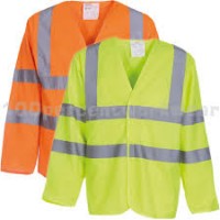 Hi Vis Long Sleeve Jerkin 