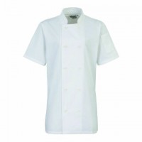 PR670 Lady's Short Sleeve Chef's Jacket